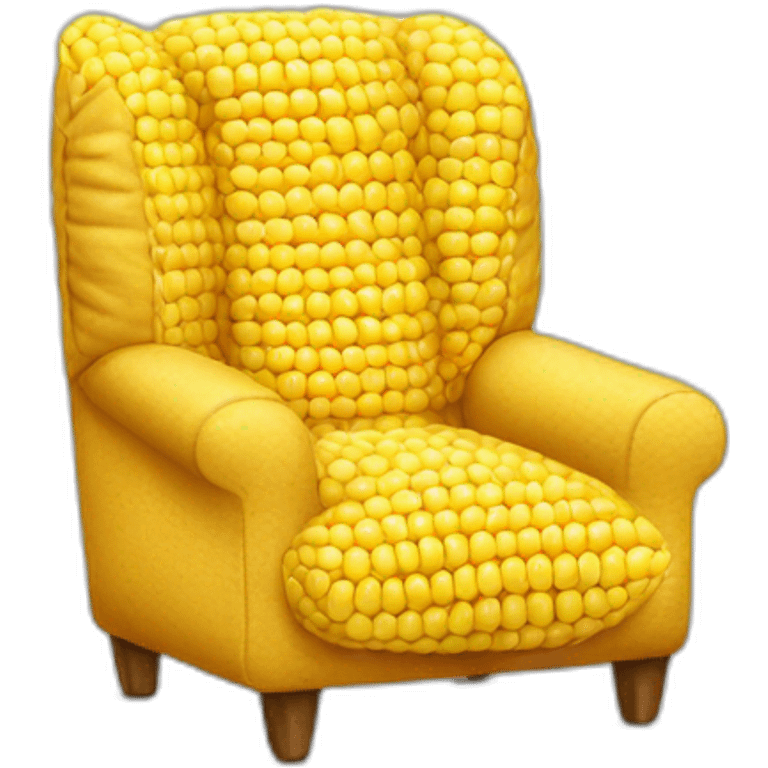 corn bag chair emoji