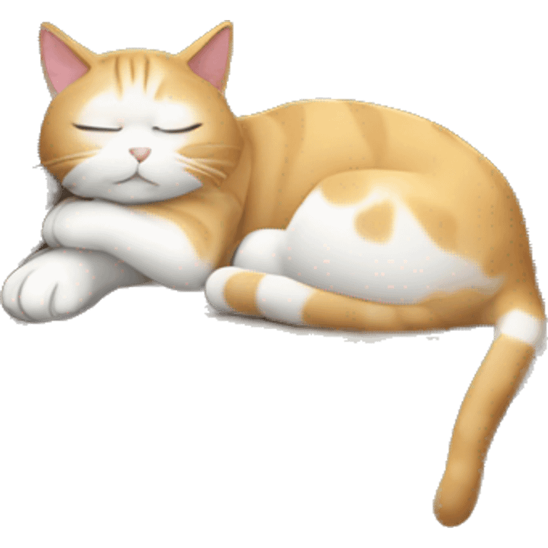 Cat sleeping in a window emoji