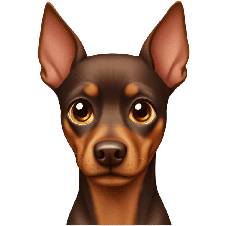 Brown Pinscher  emoji