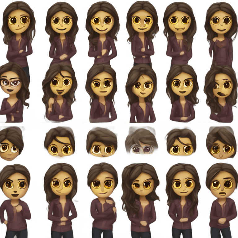 nina dobrev as elena gilbert emoji