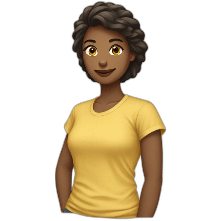 T-shirt feminina emoji