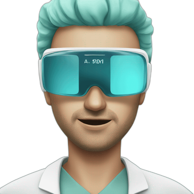 Surgeon-with-virtual-reality-display emoji