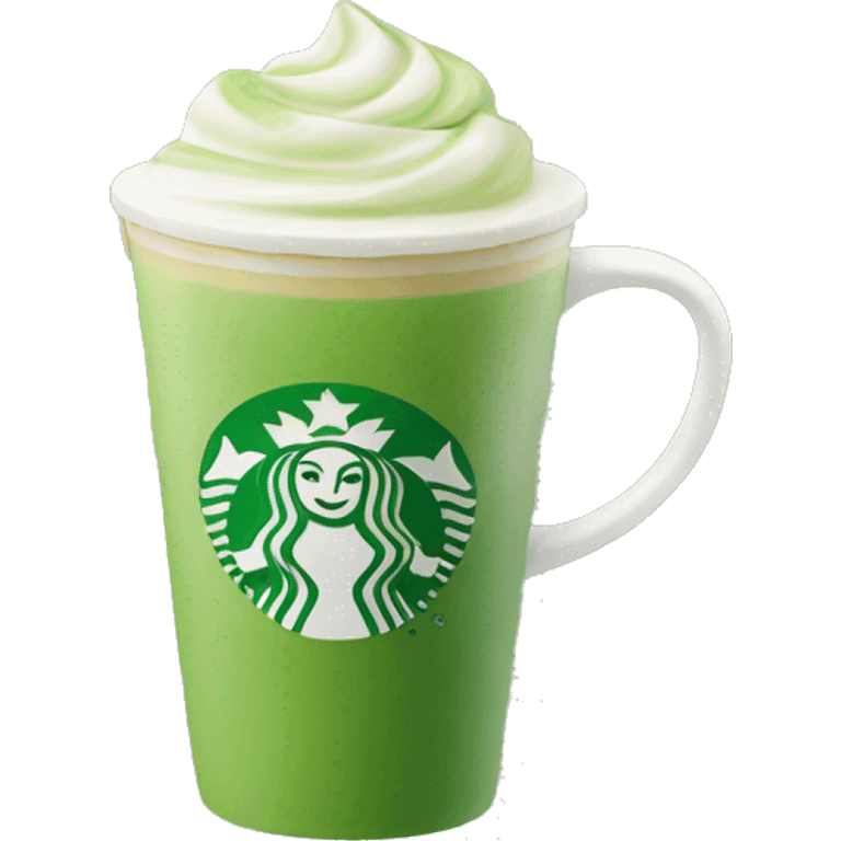 Starbucks matcha latte emoji