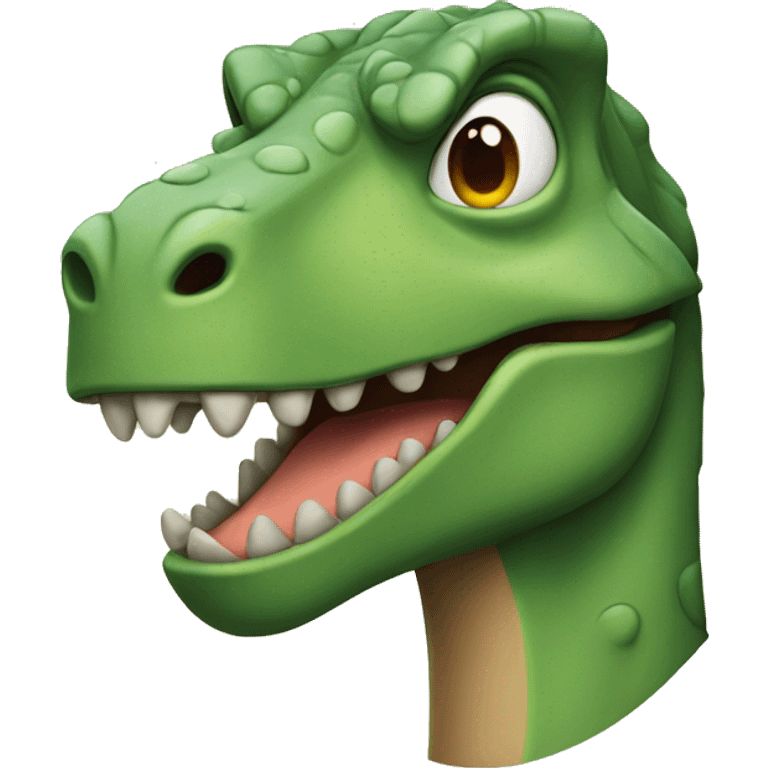 Retro dinosaur  emoji