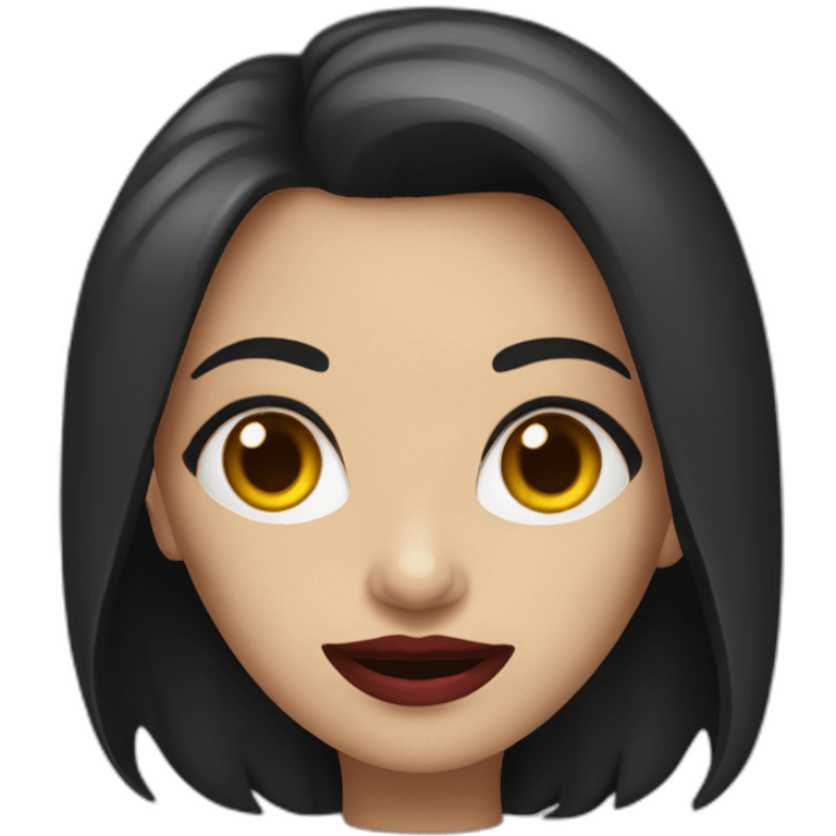 Female vampire brunette emoji