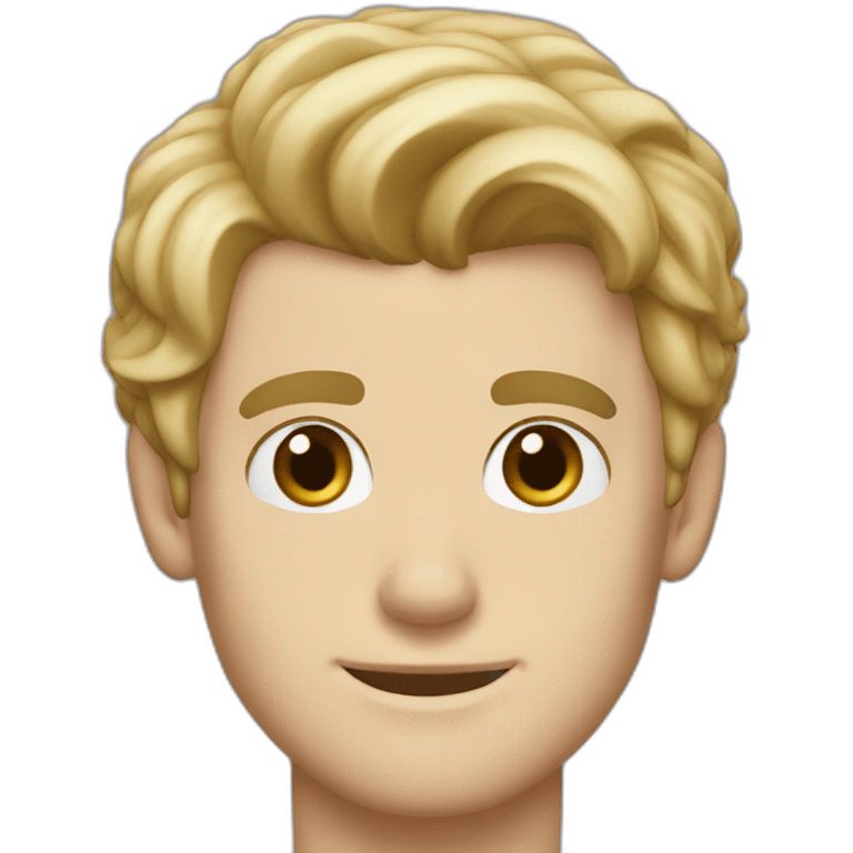 Andrew Garfield blonde emoji