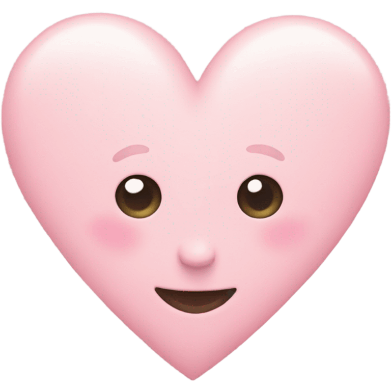 pastel pink heart emoji