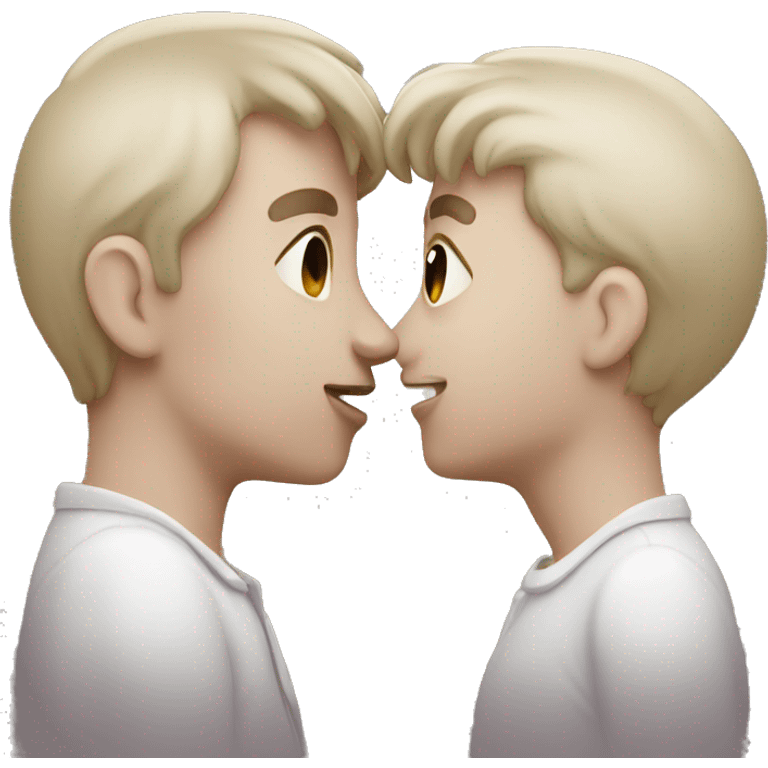 A cuplé kissing emoji