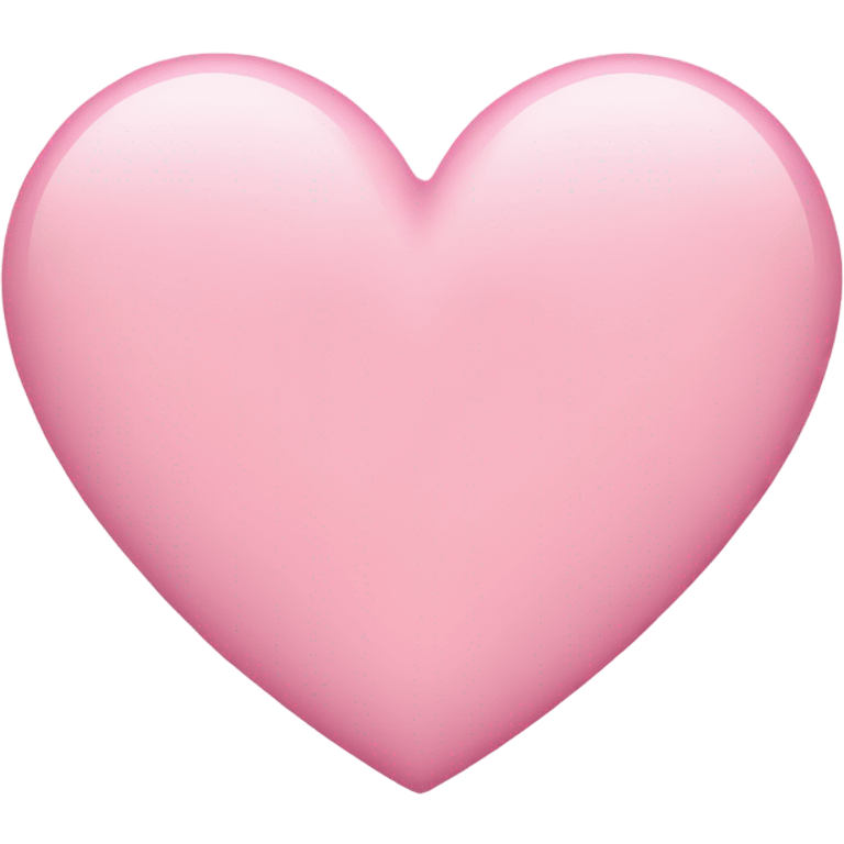 Baby pink heart emoji