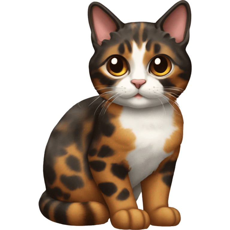 Tortoiseshell Cat Breed Full Body emoji