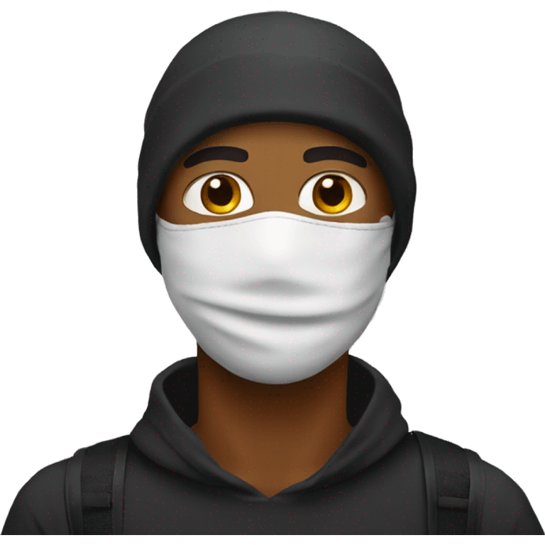 A guy with a ski mask  emoji