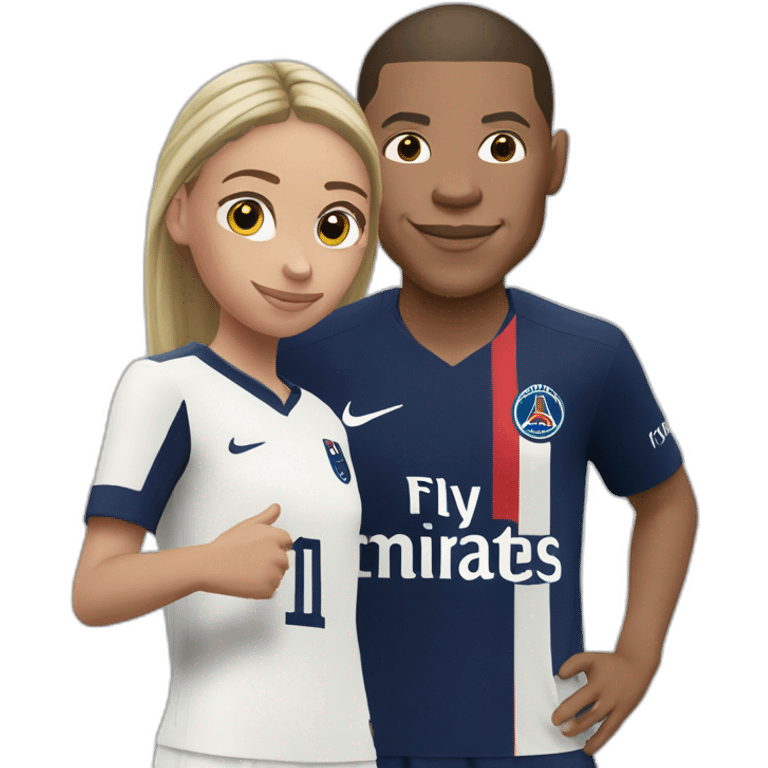 Vitaa et Kylian Mbappé  emoji