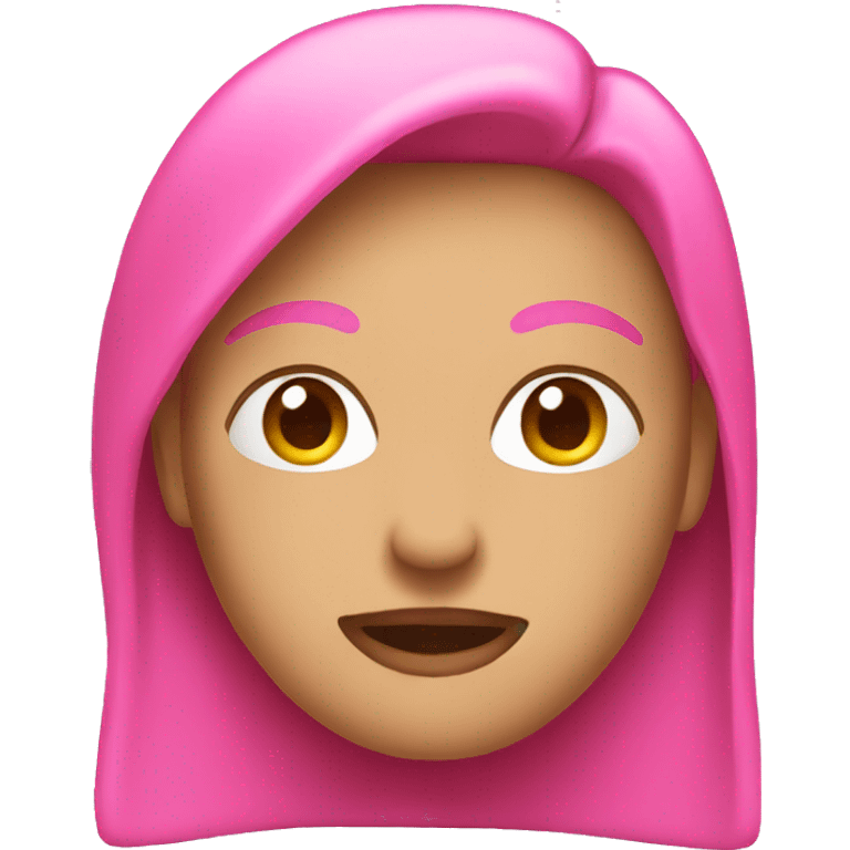 iPhone pink emoji