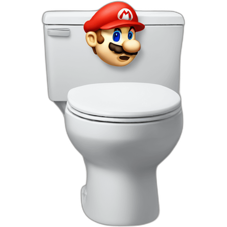 Mario un toilet emoji