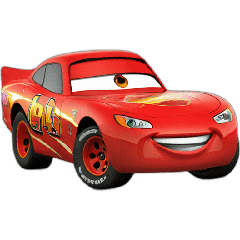 Flash mcqueen in cars emoji