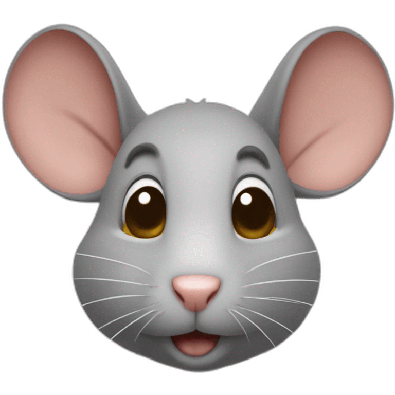 un rat qui tien un panneau abonné vous emoji