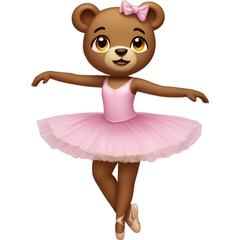 balerina bear emoji