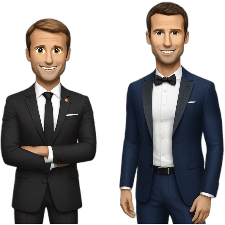 Macron with Cristiano emoji