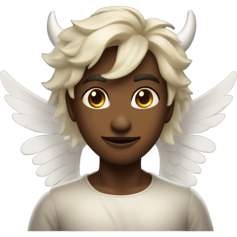 Angelic demon emoji