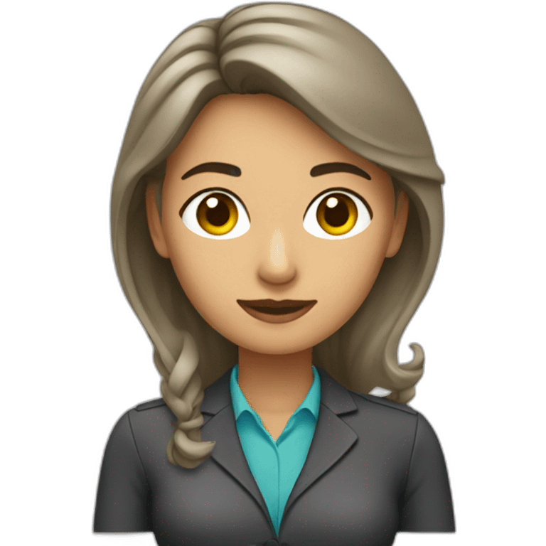 mujer oficina emoji