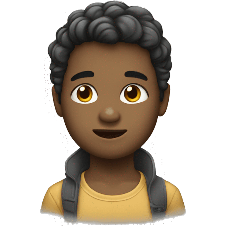 Niño con pelo corto  emoji