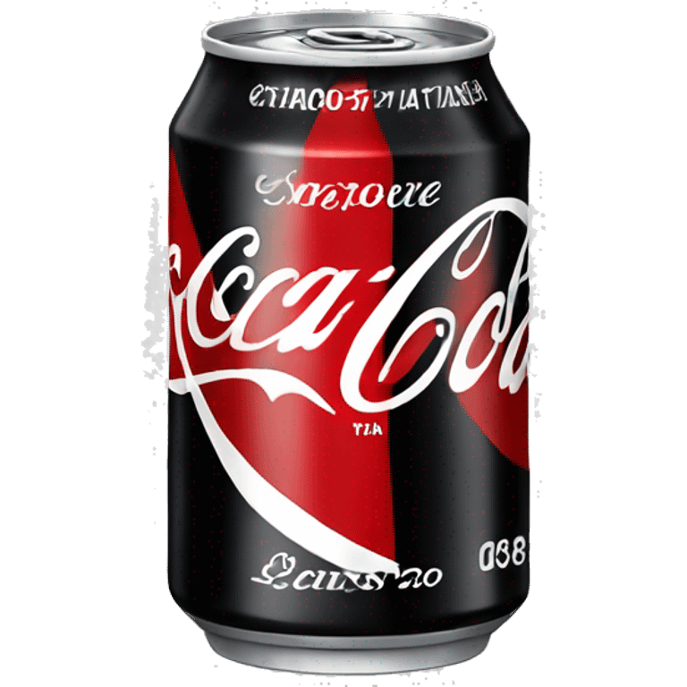 Coca Cola zero can emoji