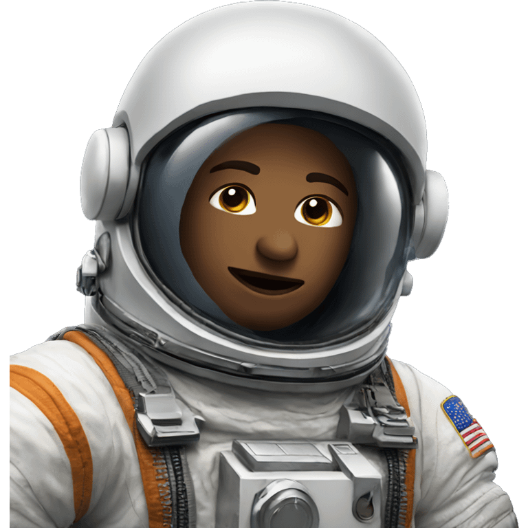 astronaut picture with helmet emoji