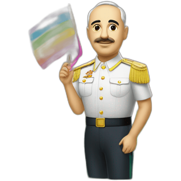 Lgtbi francisco franco in a unocorn in a swamp emoji