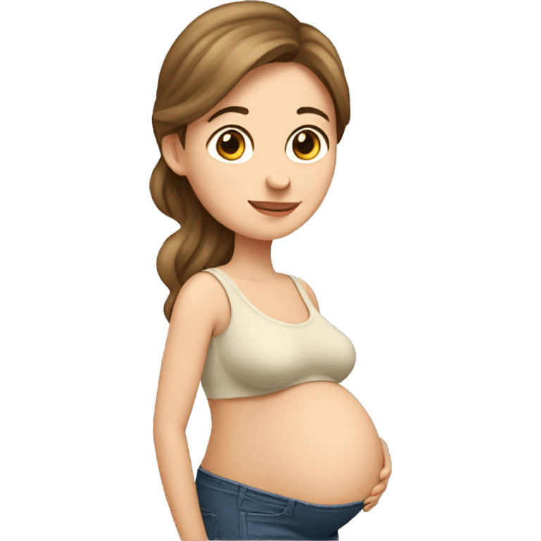 European pregnant woman emoji