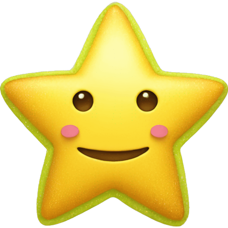 Star on a spring emoji