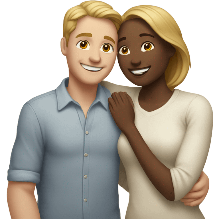 A white couple  emoji