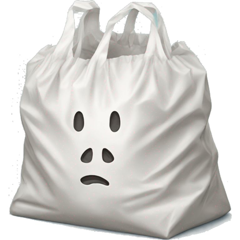 Plastic bag with handles emoji