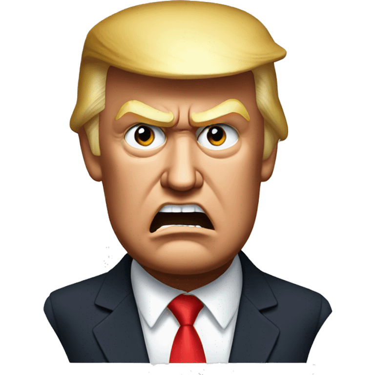 angry donald trump emoji