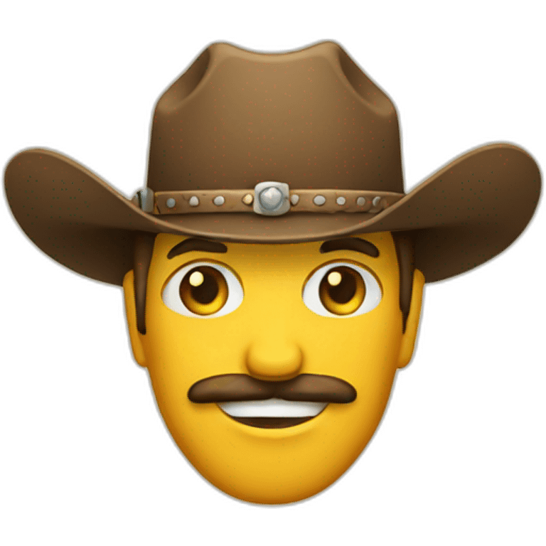 Western badge  emoji