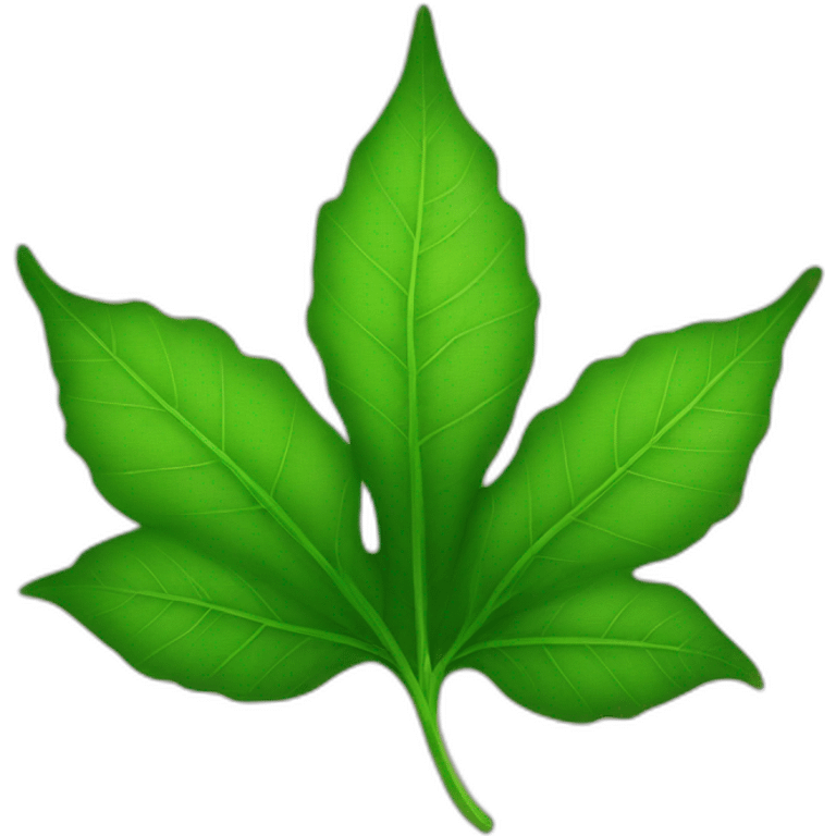 green leaf emoji