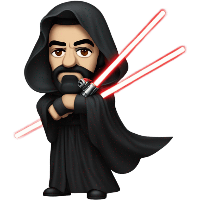 Saddam Hussein as a Sith Lord emoji