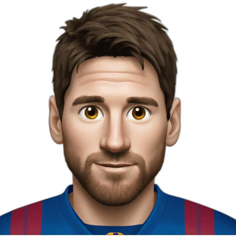 Messi vole emoji