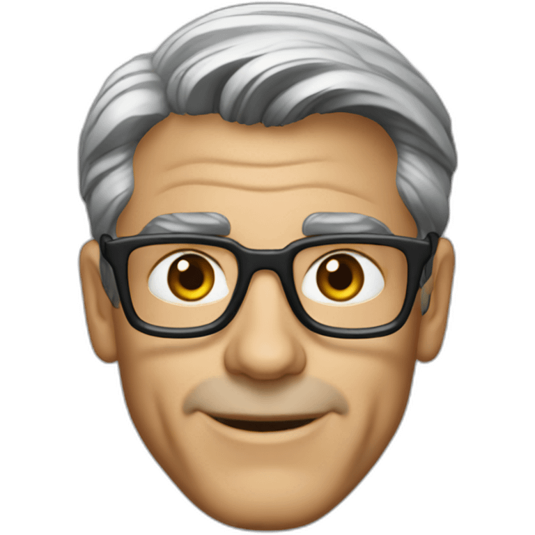 George Clooney scientist emoji