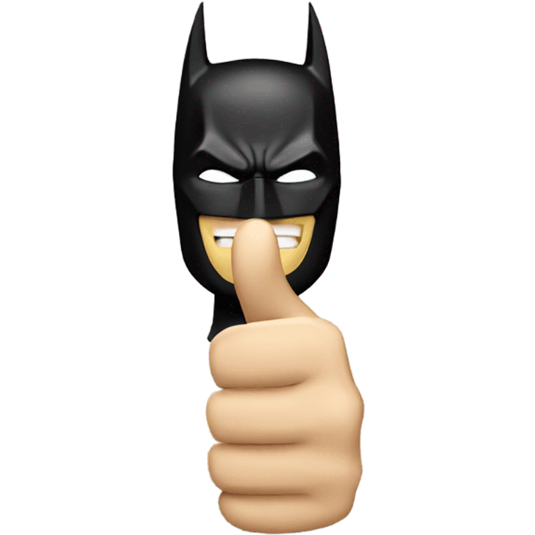 BATMAN THUMB UP emoji