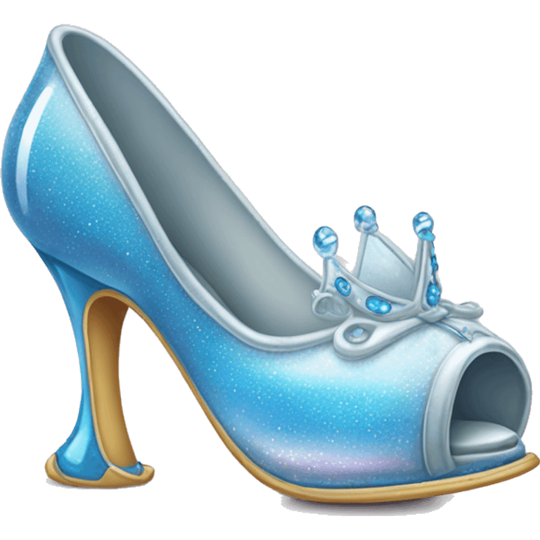 Glass slipper Cinderella emoji