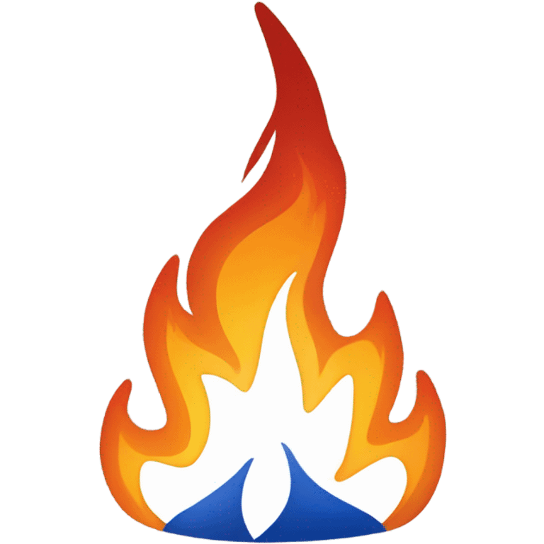 Jira logo on fire emoji