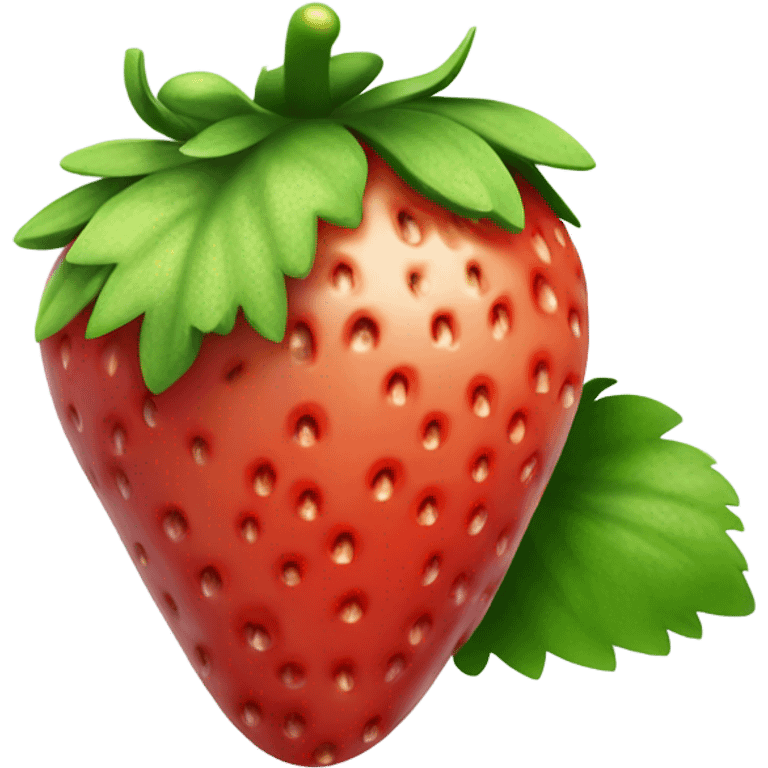 Strawberry cute emoji