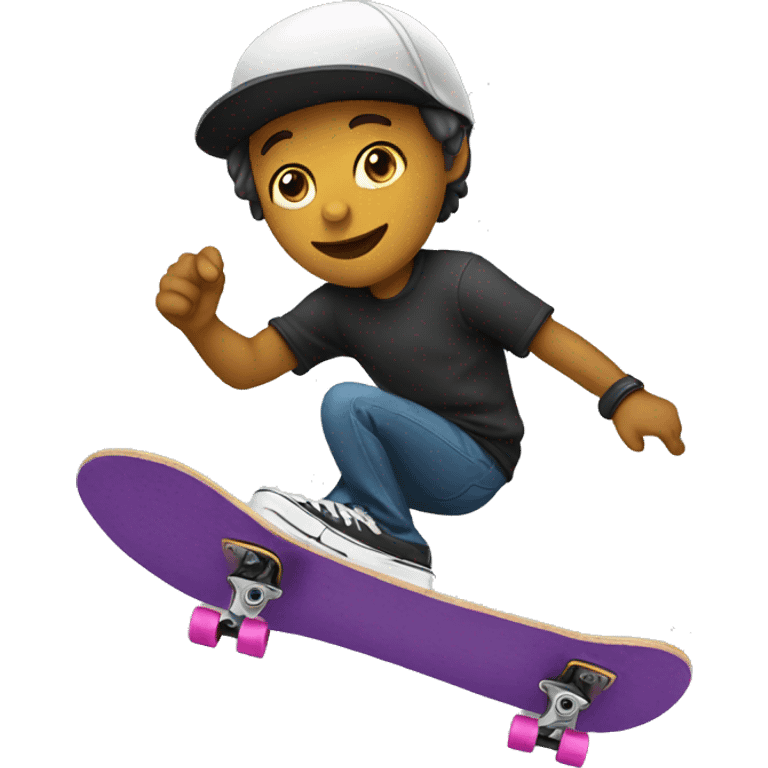 skateboarder emoji