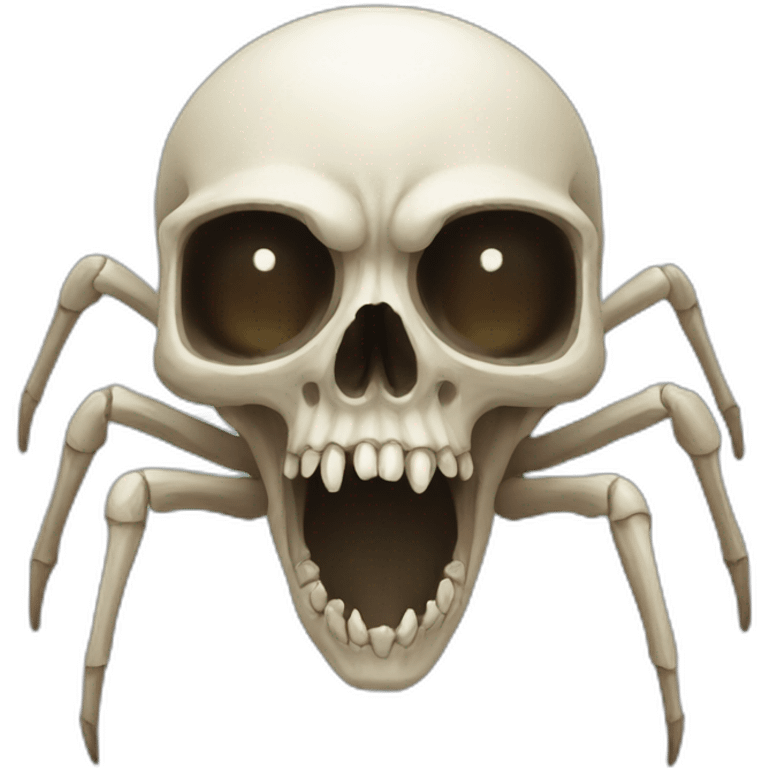 Spider skull emoji