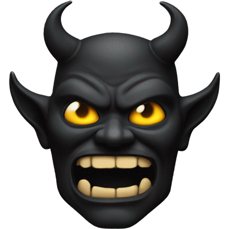 demon with flake black  emoji