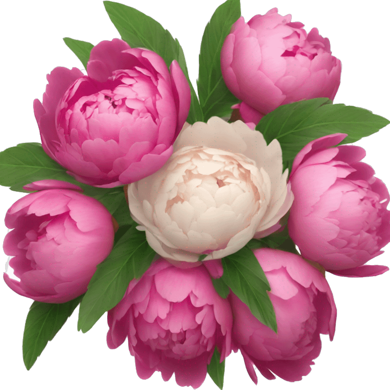 bouquet of peonies vinuos emoji