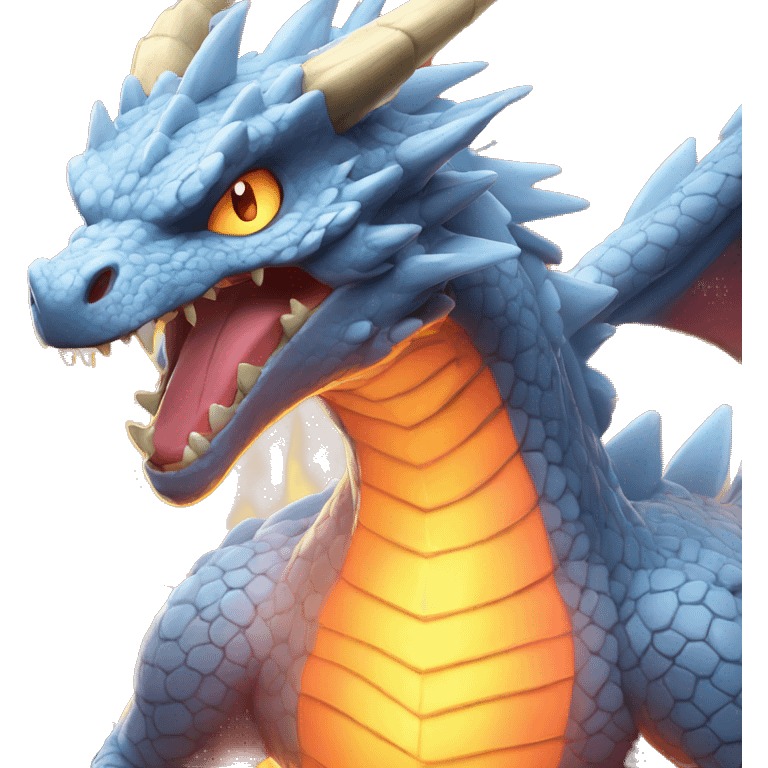 Fire type dragon-Pokémon emoji