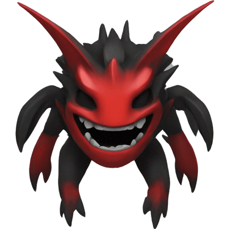 cool edgy black and red Fakémon emoji