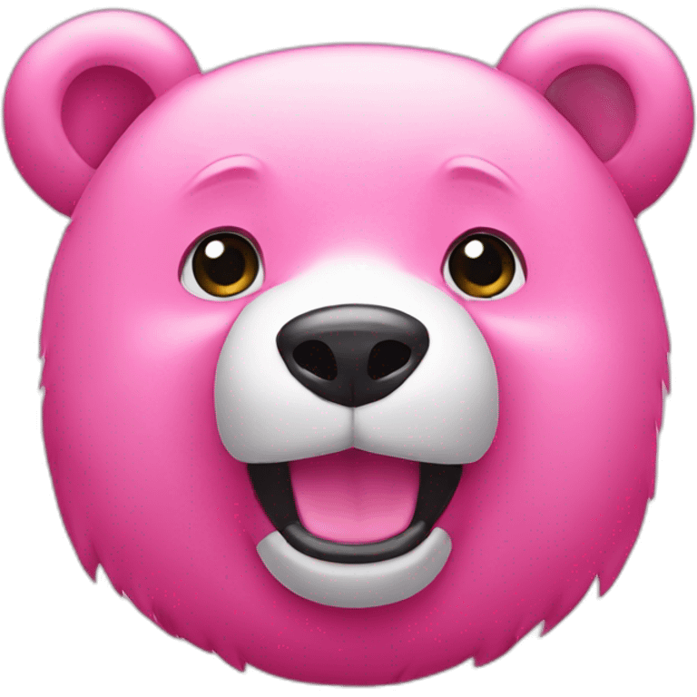 Pink bear  emoji