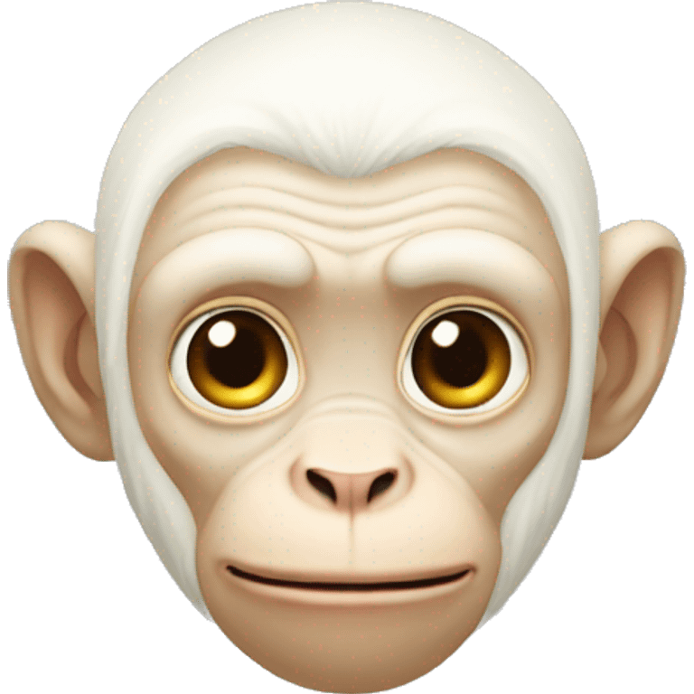 Macaco albino emoji